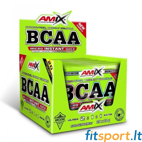 Amix Nutrition Микрорастворимый сок BCAA 20x10 г. 